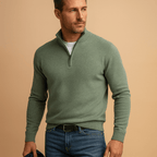 Homem Camisola Half-Zip Regular Fit