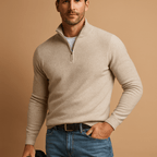 Homem Camisola Half-Zip Regular Fit