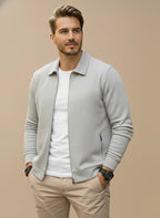 Delphine | Homem Colete com Fecho de Correr Gola Alta Regular Fit