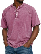 Anouk | Camisa Masculina Manga Curta com Botões Casual
