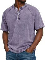 Anouk | Camisa Masculina Manga Curta com Botões Casual