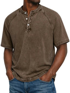 Anouk | Camisa Masculina Manga Curta com Botões Casual