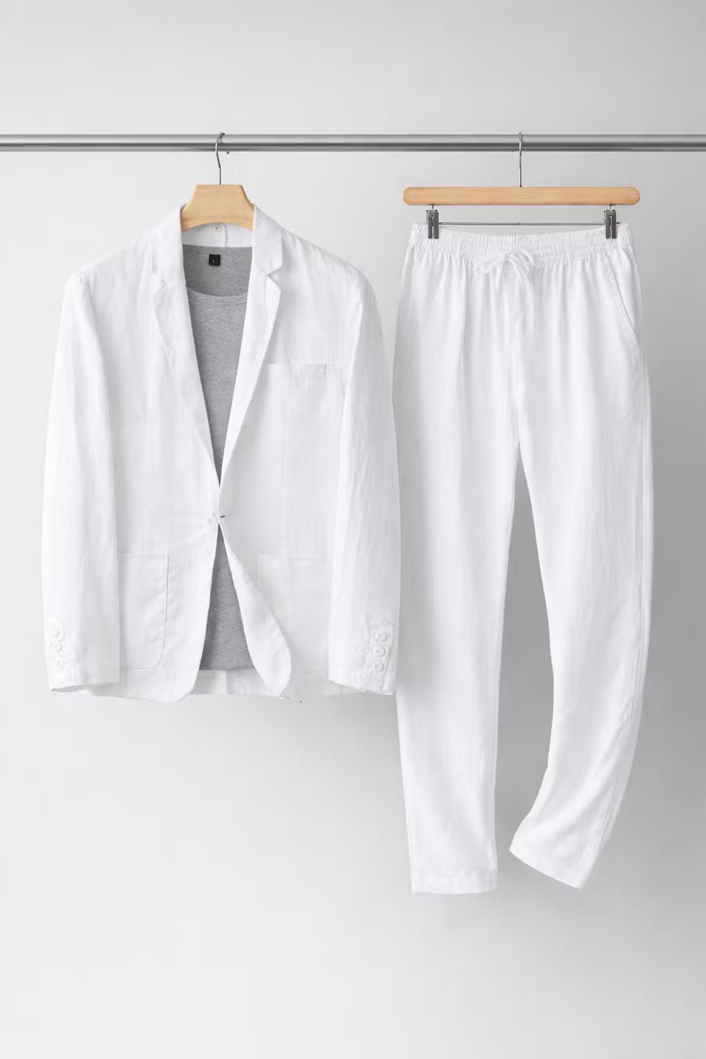 Wilhelmina | Conjunto Masculino Linho Blazer e Calça Relaxed Fit