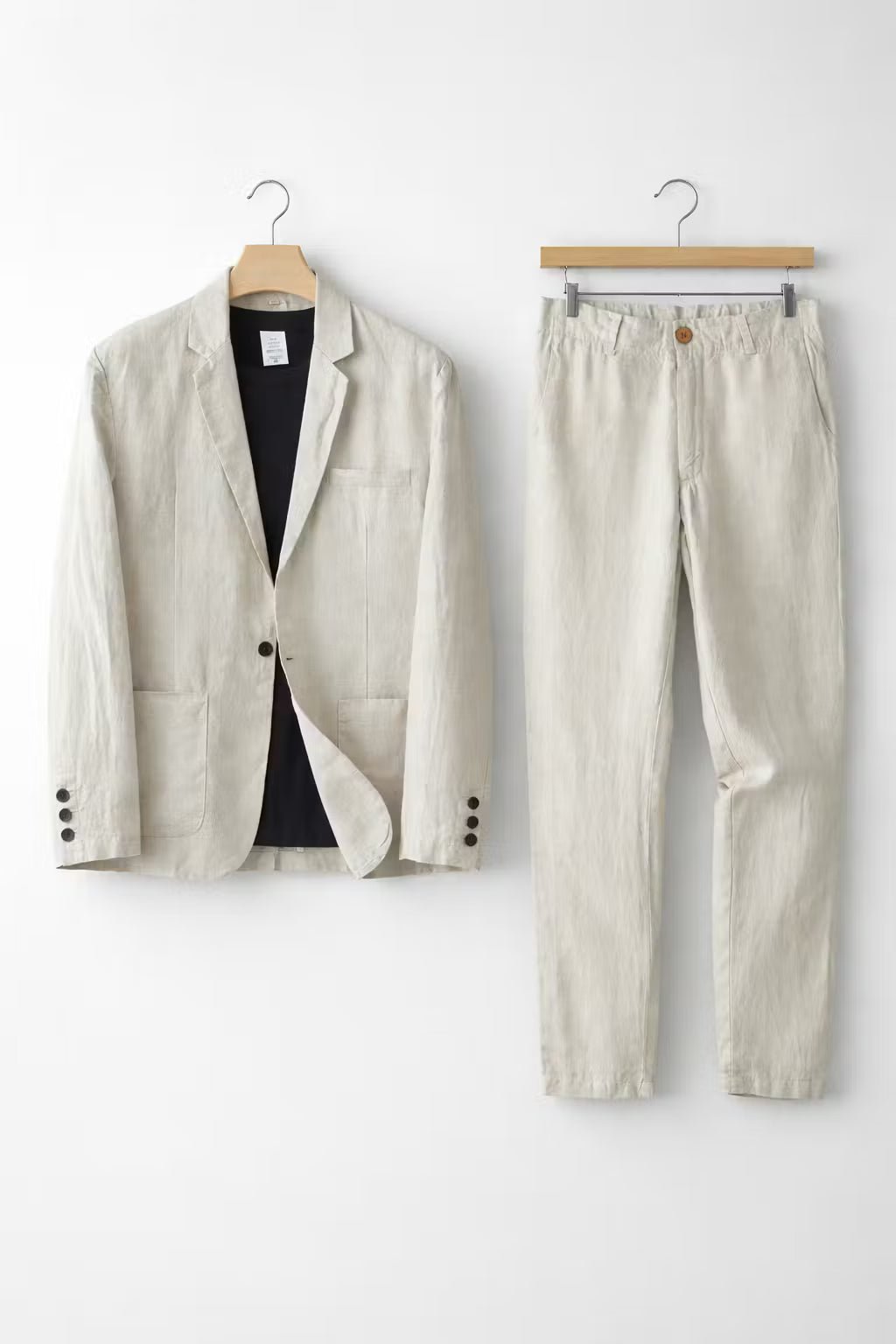 Wilhelmina | Conjunto Masculino Linho Blazer e Calça Relaxed Fit