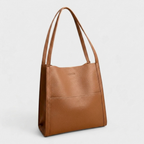 Mala Estruturada | Bolsa de Ombro Feminina | Compartimentos, Fecho Zip
