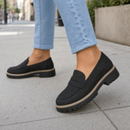 Della | Mocassins ortopédicos de plataforma femininos com suporte do arco