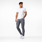 Yasmin | Calças Jeans Cargo Slim Fit Masculinas