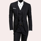 Zelda | Fato Masculino de 3 Peças | Slim Fit, Elegante | Casamento, Negócios