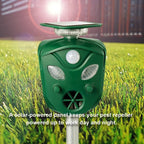 Faline | Repelente Ultrassônico Solar 360° | Sensor de Movimento, LED | Animais