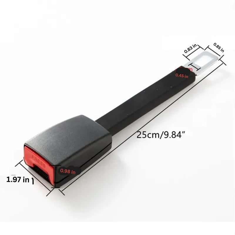 Edith | Extensão de Cinto de Segurança Ajustável Haste Rígida 11 Polegadas