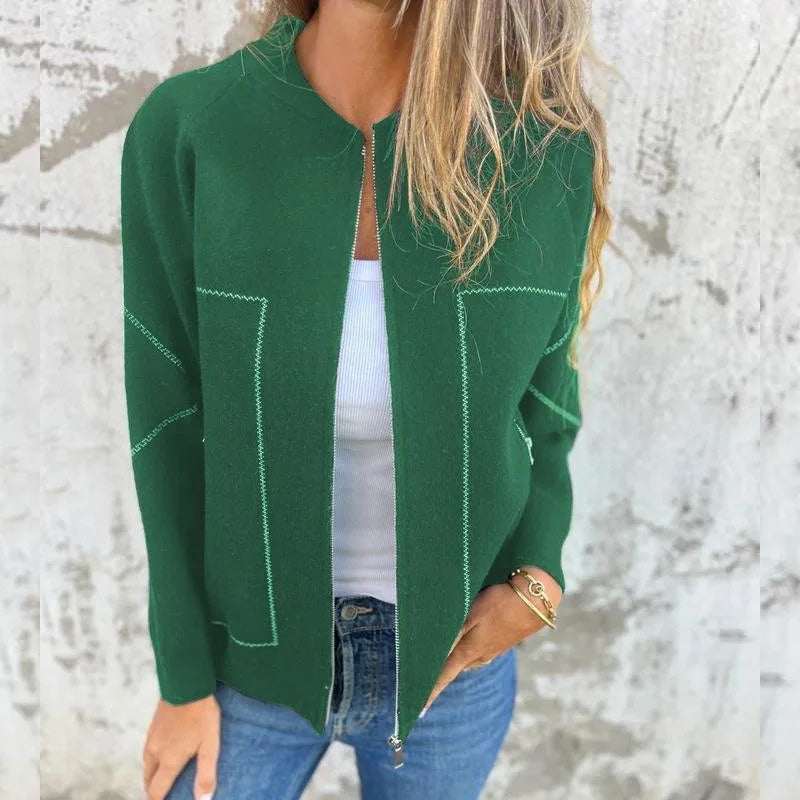 Wren | Casaco Feminino com Fecho de Correr Impermeável Forrado