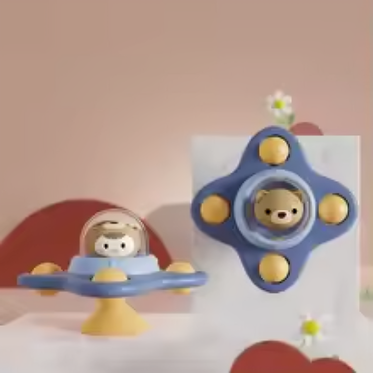 Dione | Brinquedos de Banho Giratórios | Educativos e Divertidos | Seguro, Ventosa