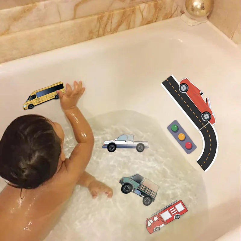 Eira | Brinquedos de Banho | Carros de Espuma, Conjunto para Crianças | Diversão na Banheira