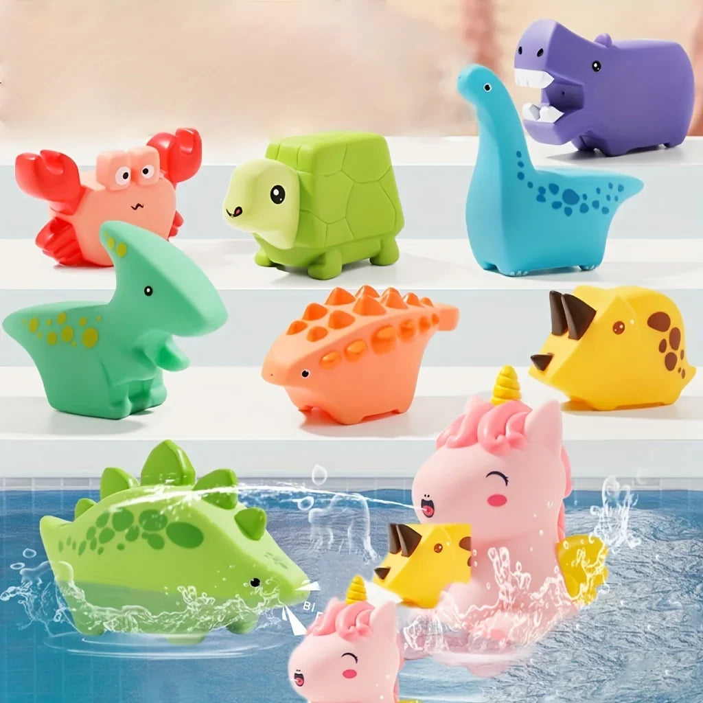 Yvaine | Brinquedos de Banho Dinossauro | Pistola de Água, Diversão na Banheira | Seguro