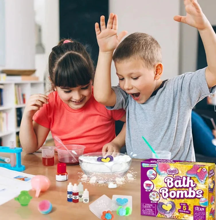 Sabine | Kit DIY Bombas de Banho | Coloridas & Educativas | Crianças a Partir de 6 Anos