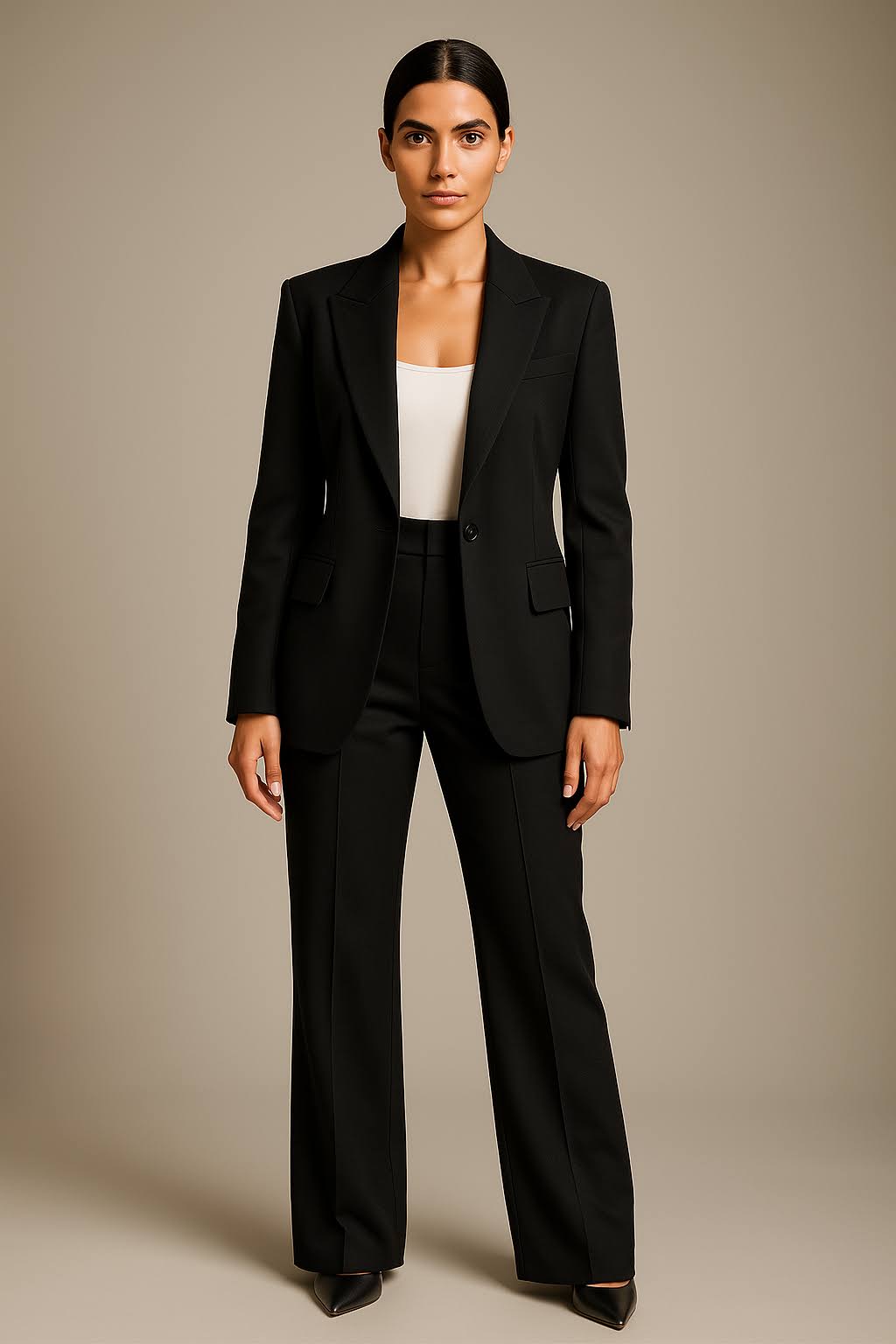 Embla | Mulher Conjunto 2 Peças Blazer Calça Pantalona