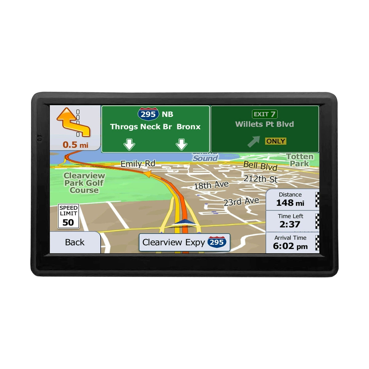 Orla | Sistema de Navegação GPS 7 Polegadas para Carro e Caminhão