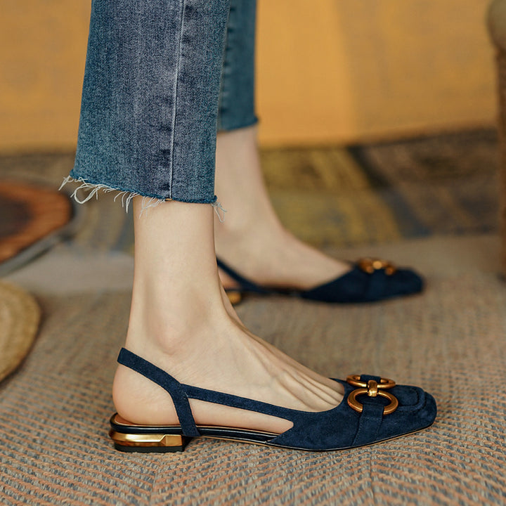 Freya | Mulheres Slingbacks Salto Baixo Palmilha Anatômica