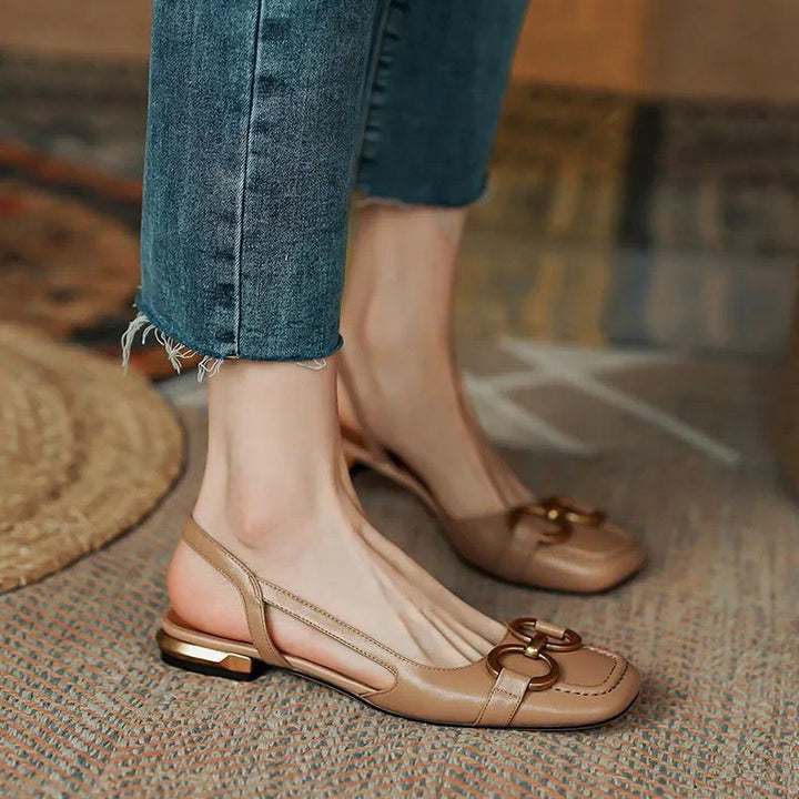 Freya | Mulheres Slingbacks Salto Baixo Palmilha Anatômica