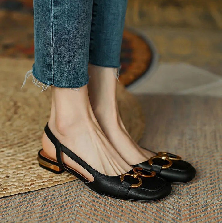 Freya | Mulheres Slingbacks Salto Baixo Palmilha Anatômica
