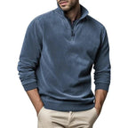 Homem Camisola Fleece Quarto Zip Regular Fit
