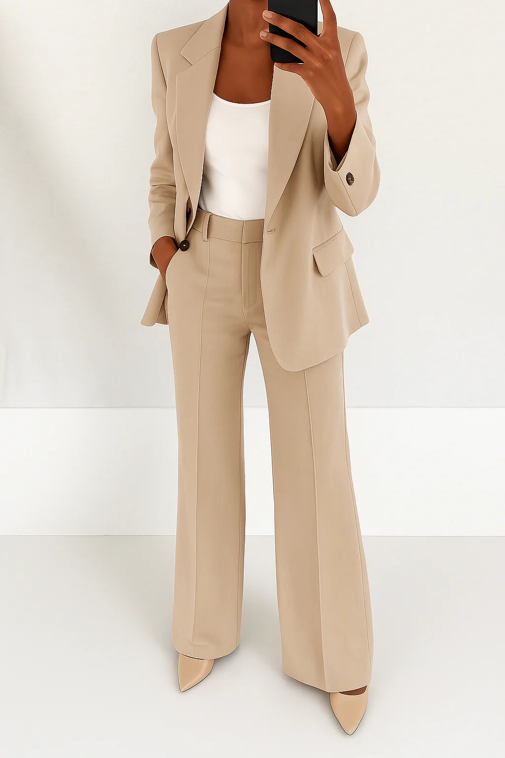 Seraphina | Mulher Conjunto 2 Peças Blazer Calça Comprida