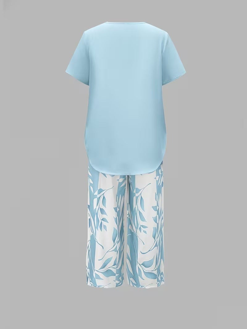 Wynne | Conjunto Feminino 2 Peças Top e Calça Capri