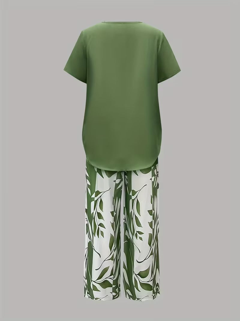 Wynne | Conjunto Feminino 2 Peças Top e Calça Capri