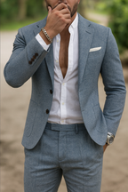 Anouk | Homem Fato Linho Slim Fit