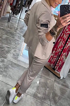 Indra | Conjunto Feminino 2 Peças Blazer e Calça Cintura Elástica