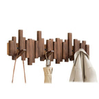 Lux | Cabide de Parede Madeira Nogueira Faia Design Piano