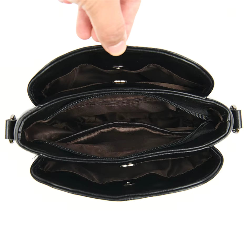 Juno | Mala de Mão Feminina | Couro Vegano, Espaçosa | Várias Cores