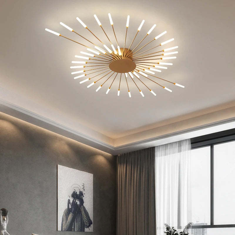 Kaia | Lustre de Teto LED Design Fogos de Artifício