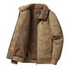 Faline | Homem Bomber Jacket Colarinho Fecho
