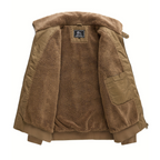 Faline | Homem Bomber Jacket Colarinho Fecho