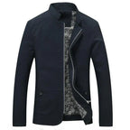 Kira | Homem Casaco Slim Fit Leve com Fecho de Correr