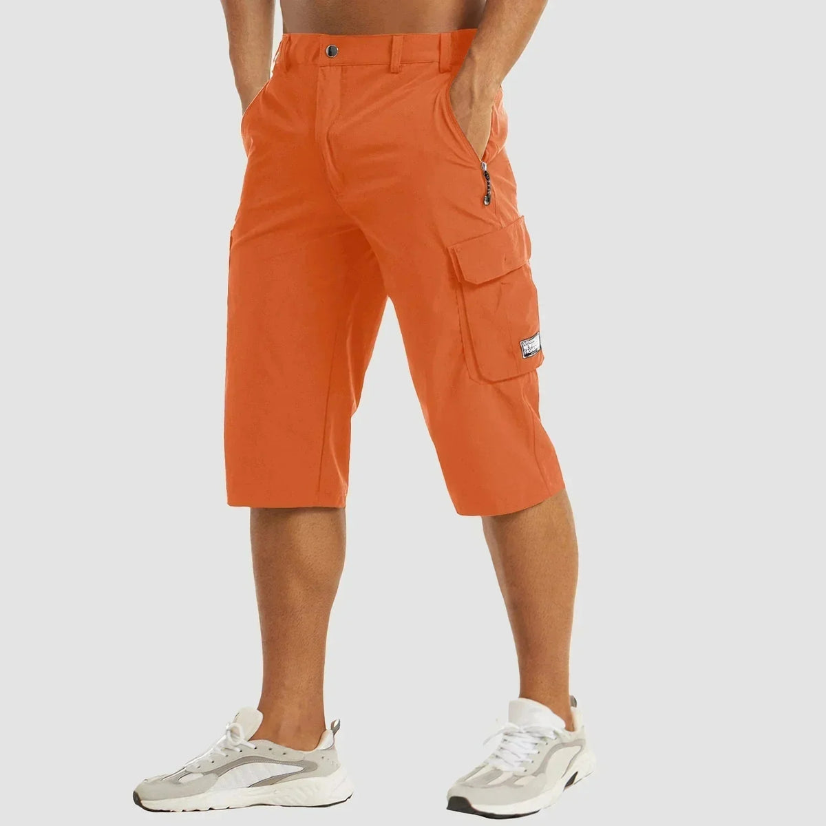 Homem Cargo Shorts Secagem Rápida