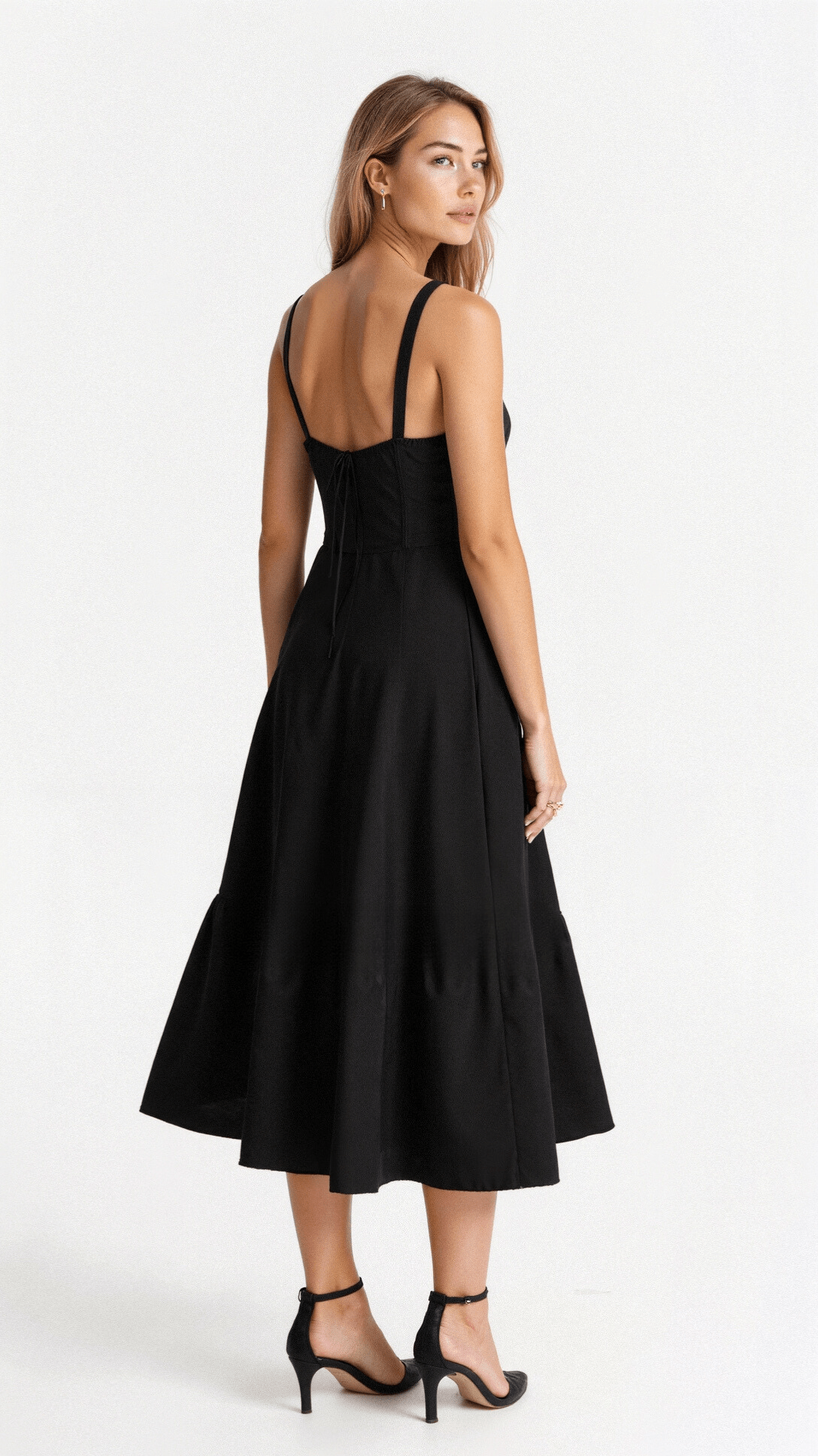 Vestido Midi Mulher Corset