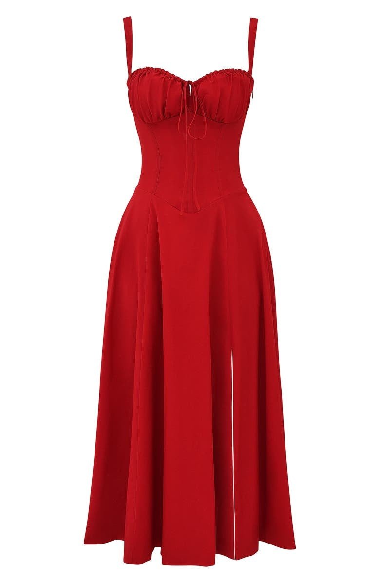 Vestido Midi Mulher Corset