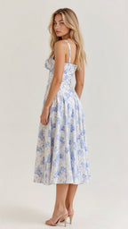 Vestido Midi Mulher Corset