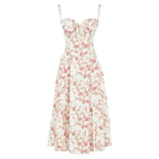Vestido Midi Mulher Corset