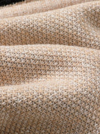 Esme | Homem Cardigan Malha Canelada Fecho Completo Gola Alta