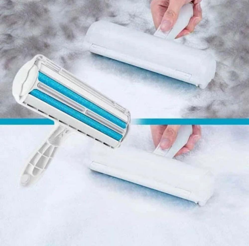 Embla | Removedor de Pelos de Animais | Rolo de Microfibra Bidirecional | Reutilizável, Eficaz