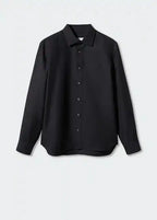 Elsa | Camisa Masculina Algodão Linho Corte Reto