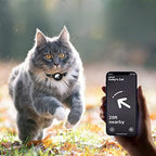Liora | Coleira GPS para Gatos Refletiva com Libertação Rápida