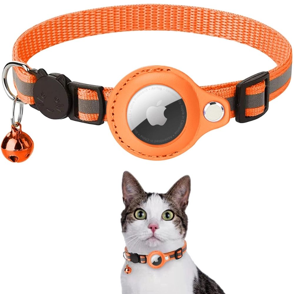 Liora | Coleira GPS para Gatos Refletiva com Libertação Rápida