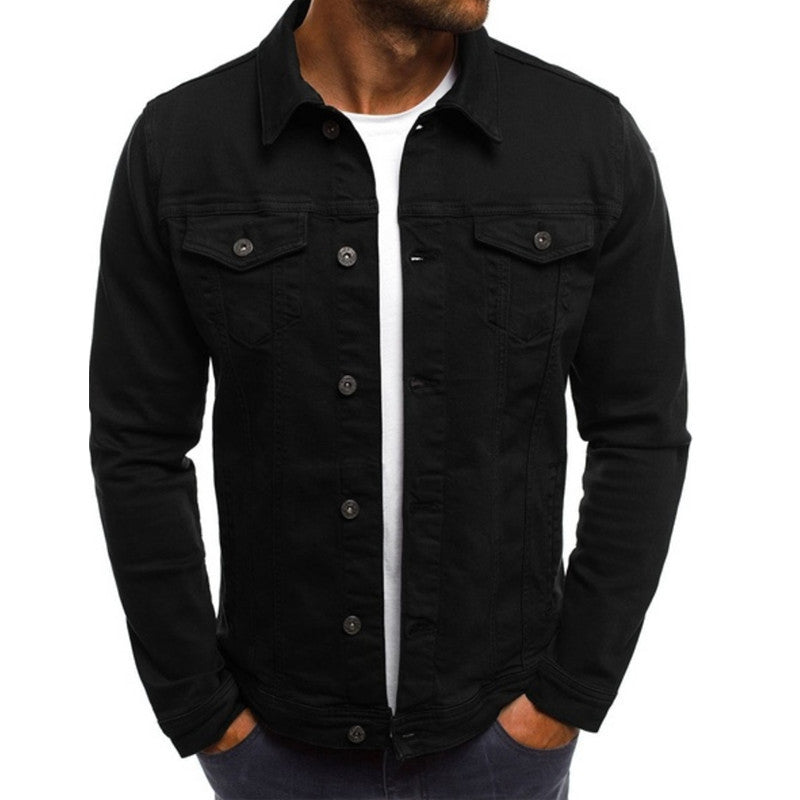 Seraphina | Homem Jaqueta Jeans Trucker Manga Longa