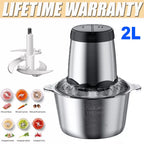 Processador de Alimentos 2L 300W Inox