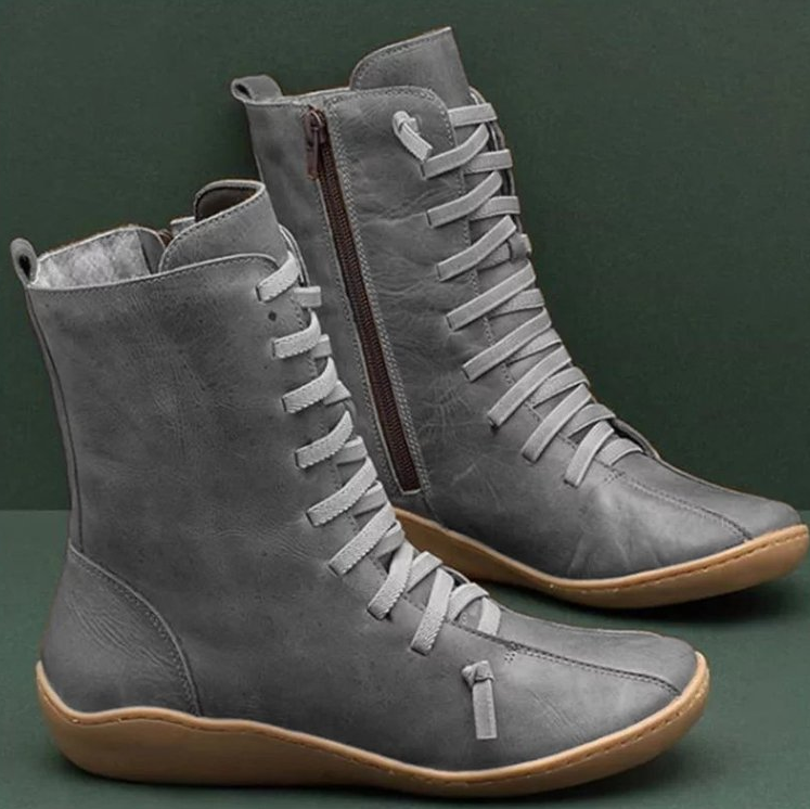 Ximena | Botins Femininos Artesanais com Sola Antiderrapante
