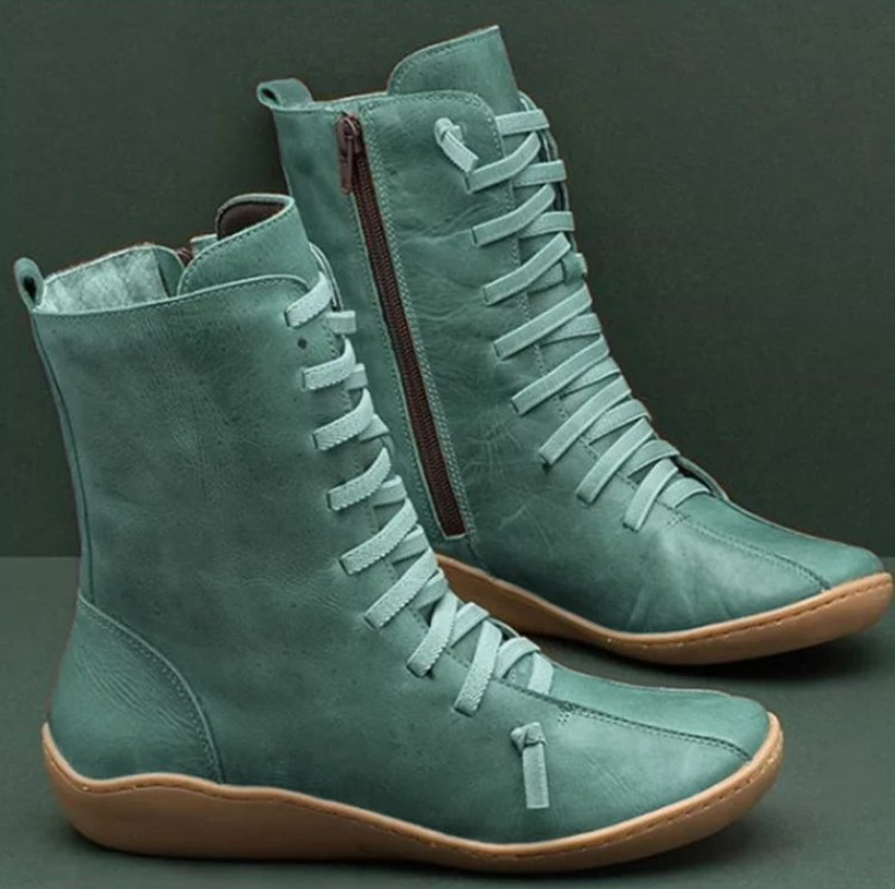 Ximena | Botins Femininos Artesanais com Sola Antiderrapante